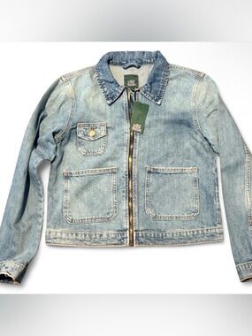 Women’s Wild Fable Denim Zip Front Jacket NWT!